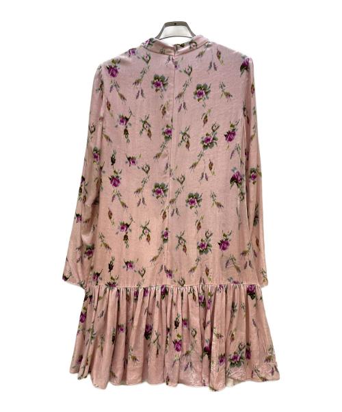 RED VALENTINO（レッドヴァレンティノ）RED VALENTINO (レッドヴァレンティノ) 花柄ワンピース ピンク サイズ:40の古着・服飾アイテム