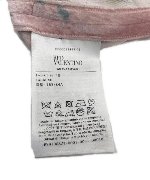 RED VALENTINO（レッドヴァレンティノ）RED VALENTINO (レッドヴァレンティノ) 花柄ワンピース ピンク サイズ:40の古着・服飾アイテム