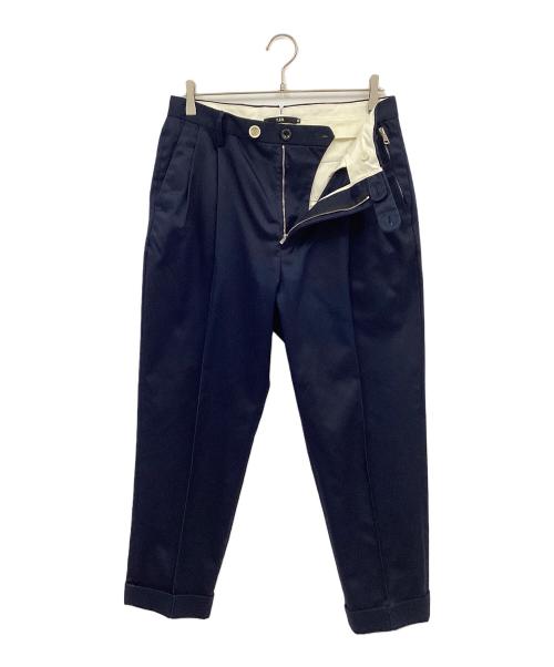 Y.O.N（ワイオーエヌ）Y.O.N (ワイオーエヌ) STANDARD TROUSERS ネイビー サイズ:48の古着・服飾アイテム