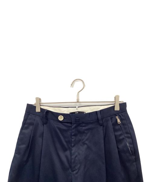Y.O.N（ワイオーエヌ）Y.O.N (ワイオーエヌ) STANDARD TROUSERS ネイビー サイズ:48の古着・服飾アイテム