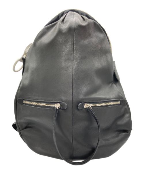 kawa-kawa（カワカワ）kawa-kawa (カワカワ) リュック ブラックの古着・服飾アイテム