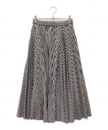 UNITED ARROWS（ユナイテッドアローズ）の古着「C/P ブロードプリーツ スカート」｜ブラック