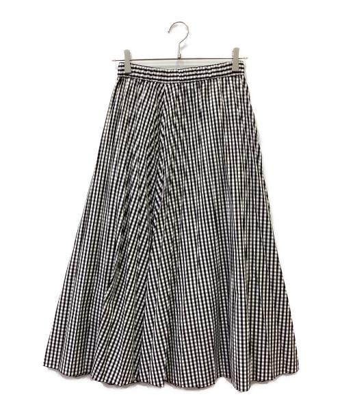 UNITED ARROWS（ユナイテッドアローズ）UNITED ARROWS (ユナイテッドアローズ) C/P ブロードプリーツ スカート ブラック サイズ:36の古着・服飾アイテム