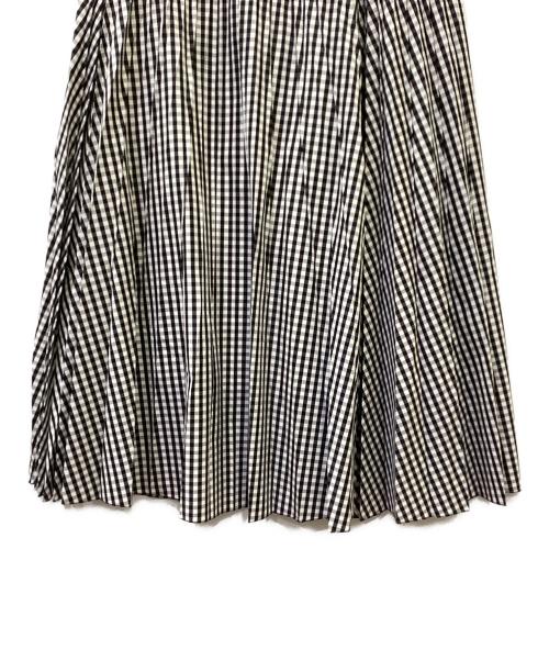 UNITED ARROWS（ユナイテッドアローズ）UNITED ARROWS (ユナイテッドアローズ) C/P ブロードプリーツ スカート ブラック サイズ:36の古着・服飾アイテム