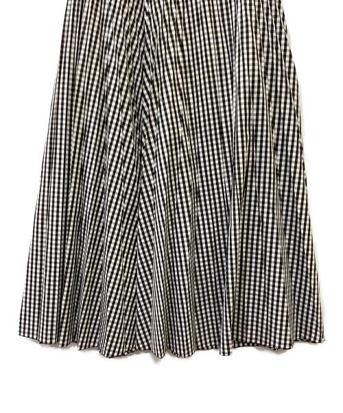 UNITED ARROWS（ユナイテッドアローズ）UNITED ARROWS (ユナイテッドアローズ) C/P ブロードプリーツ スカート ブラック サイズ:36の古着・服飾アイテム