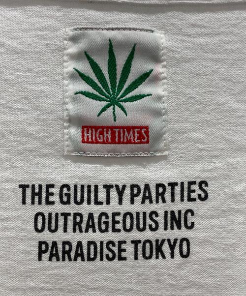 WACKO MARIA（ワコマリア）WACKO MARIA (ワコマリア) HIGH TIMES (ハイ タイムズ) ロングスリーブカットソー ホワイト サイズ:Lの古着・服飾アイテム