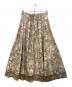 Mystrada (マイストラーダ) スプリングエンブロイダリータックスカート ベージュ サイズ:SIZE 38：4000円