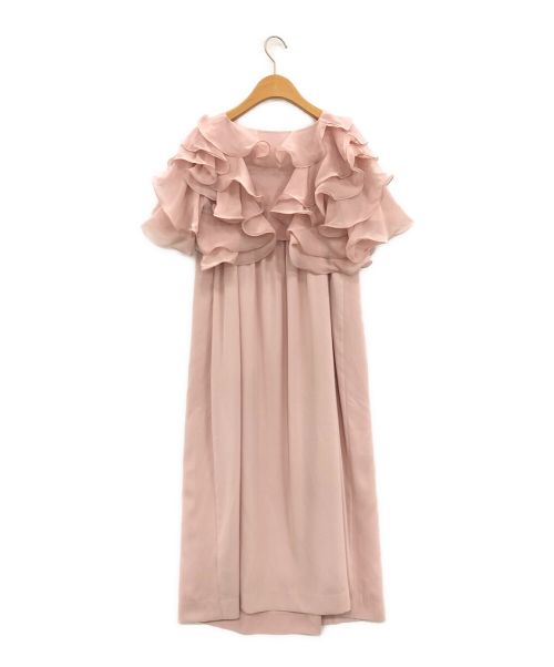 furfur（ファーファー）furfur (ファーファー) フリルボレロセットキャミソールドレス ピンク サイズ:Fの古着・服飾アイテム