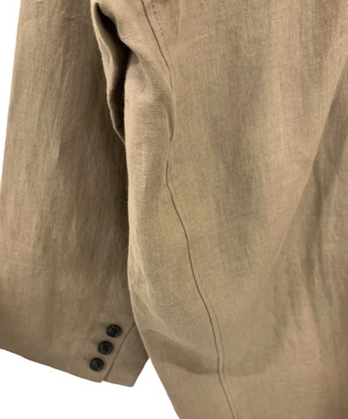 AP STUDIO（エーピーストゥディオ）AP STUDIO (エーピーストゥディオ) オーバーサイズリネンジャケット ベージュ サイズ:-の古着・服飾アイテム