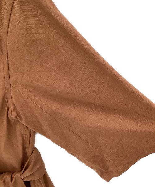 YLEVE（イレーヴ）YLEVE (イレーヴ) ラップワンピース ブラウン サイズ:FREEの古着・服飾アイテム