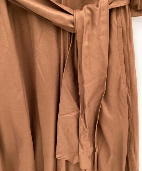 YLEVE（イレーヴ）YLEVE (イレーヴ) ラップワンピース ブラウン サイズ:FREEの古着・服飾アイテム