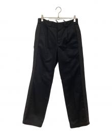 Saturdays NYC×Dickies（サタデーズ ニューヨーク×ディッキーズ）の古着「Side Tape Pants」｜ブラック