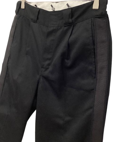Saturdays NYC（サタデーズ ニューヨーク）Saturdays NYC (サタデーズ ニューヨーク) Dickies (ディッキーズ) Side Tape Pants ブラック サイズ:28の古着・服飾アイテム