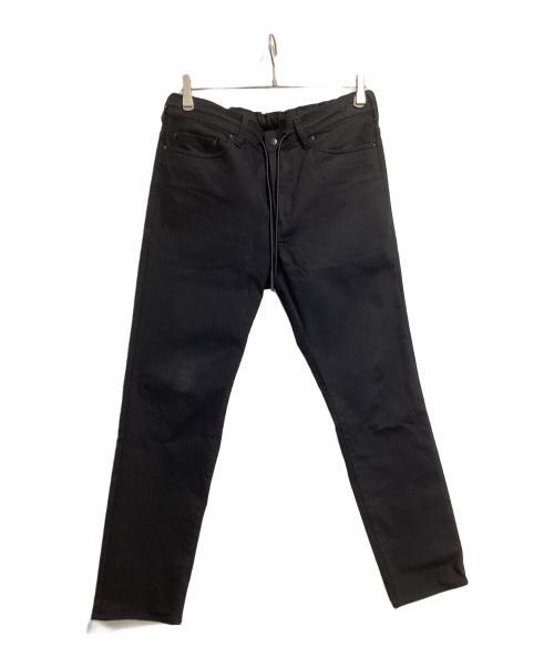 ONE GRAVITY（ワングラヴィティ）ONE GRAVITY (ワングラヴィティ) 5ポケットストレッチトラックジーンズ ブラック サイズ:Ｌの古着・服飾アイテム