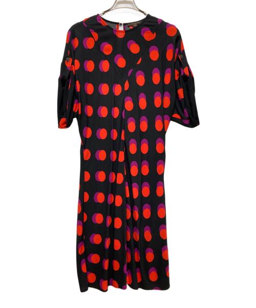 LOUIS VUITTON（ルイ ヴィトン）LOUIS VUITTON (ルイ ヴィトン) ドットワンピース ブラック サイズ:40の古着・服飾アイテム