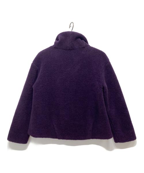 Gabardine K.T（ギャバシンケーティー）Gabardine K.T (ギャバシンケーティー) フリースブルゾン バイオレット サイズ:7の古着・服飾アイテム