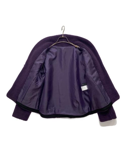 Gabardine K.T（ギャバシンケーティー）Gabardine K.T (ギャバシンケーティー) フリースブルゾン バイオレット サイズ:7の古着・服飾アイテム