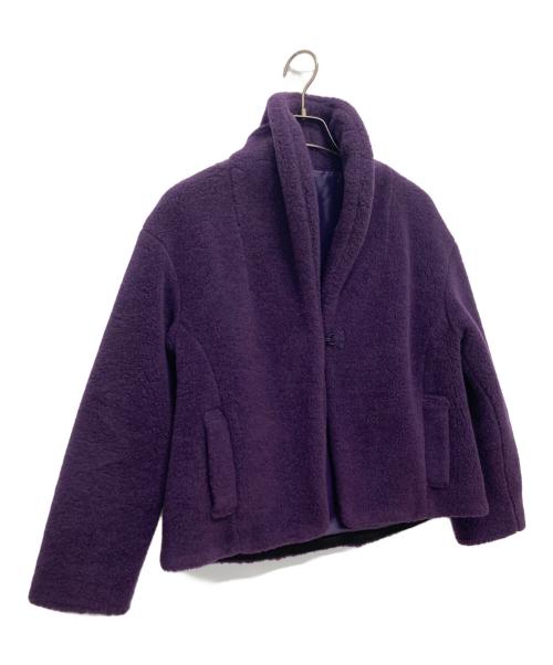 Gabardine K.T（ギャバシンケーティー）Gabardine K.T (ギャバシンケーティー) フリースブルゾン バイオレット サイズ:7の古着・服飾アイテム