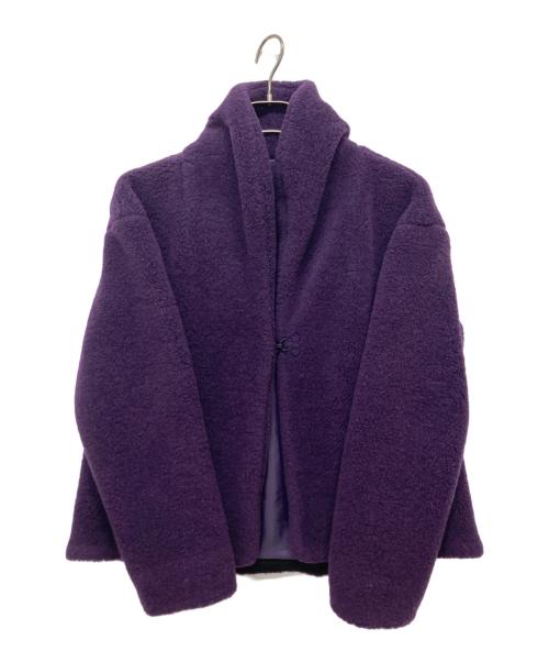 Gabardine K.T（ギャバシンケーティー）Gabardine K.T (ギャバシンケーティー) フリースブルゾン バイオレット サイズ:7の古着・服飾アイテム