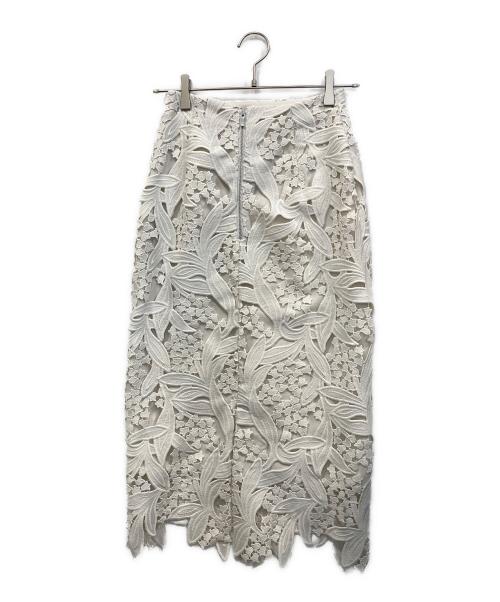 CELFORD（セルフォード）CELFORD (セルフォード) スズランレーススカート オフホワイト サイズ:SIZE 34の古着・服飾アイテム