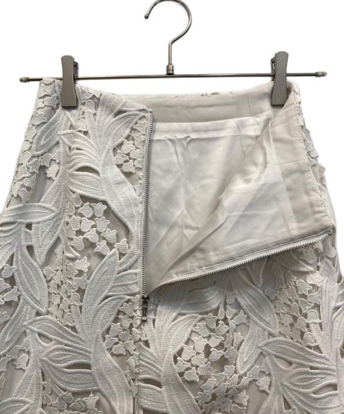 CELFORD（セルフォード）CELFORD (セルフォード) スズランレーススカート オフホワイト サイズ:SIZE 34の古着・服飾アイテム