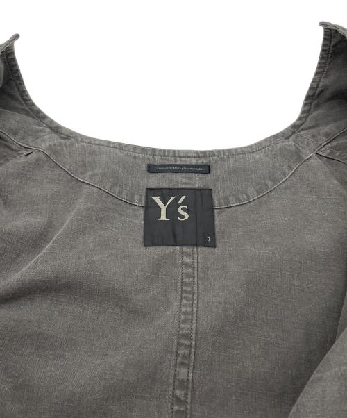 Y's（ワイズ）Y's (ワイズ) ロングデニムコート ブラック サイズ:2の古着・服飾アイテム