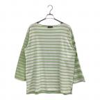 Le minor×TOMORROW LANDルミノア×トゥモローランド）の古着「クレイジーパターン ビッグバスクシャツ」｜グリーン