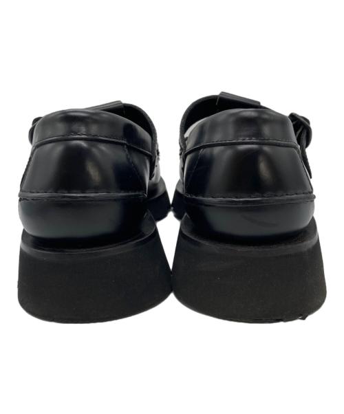 HEREU（ヘリュー）HEREU (ヘリュー) Alber Sport Tストラップローファー ブラック サイズ:38の古着・服飾アイテム