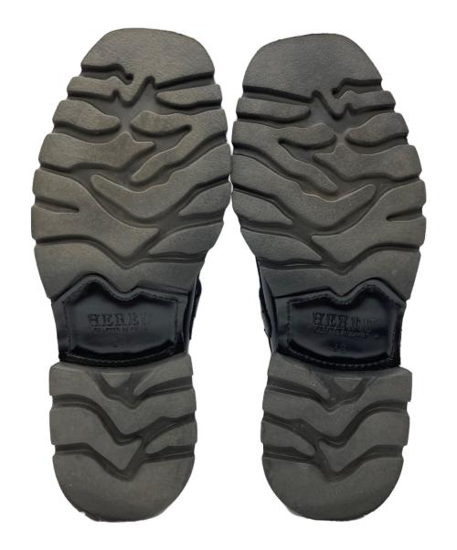 HEREU（ヘリュー）HEREU (ヘリュー) Alber Sport Tストラップローファー ブラック サイズ:38の古着・服飾アイテム