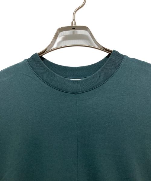 ATON（エイトン）ATON (エイトン) 48/2 NATURAL DYE COTTON FLARED DRESS グリーン サイズ:01の古着・服飾アイテム