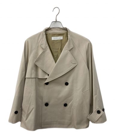 GALERIE VIE コットンウールギャバジンショートトレンチコート グリーン 3090051100801411_01_0439w.jpeg