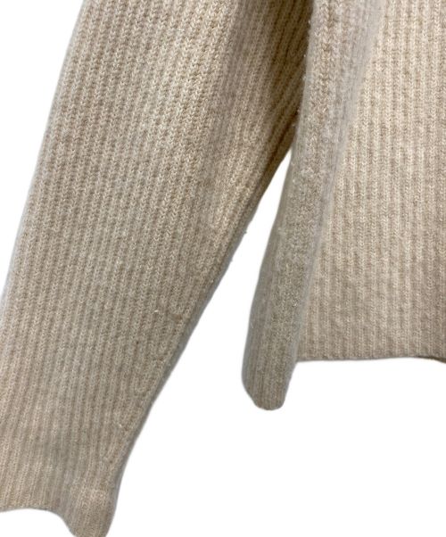 BLAMINK（ブラミンク）BLAMINK (ブラミンク) カシミヤモックネックニット アイボリー サイズ:38の古着・服飾アイテム