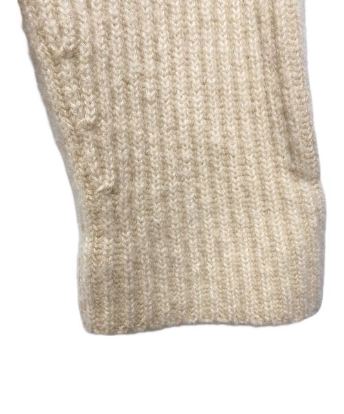 BLAMINK（ブラミンク）BLAMINK (ブラミンク) カシミヤモックネックニット アイボリー サイズ:38の古着・服飾アイテム
