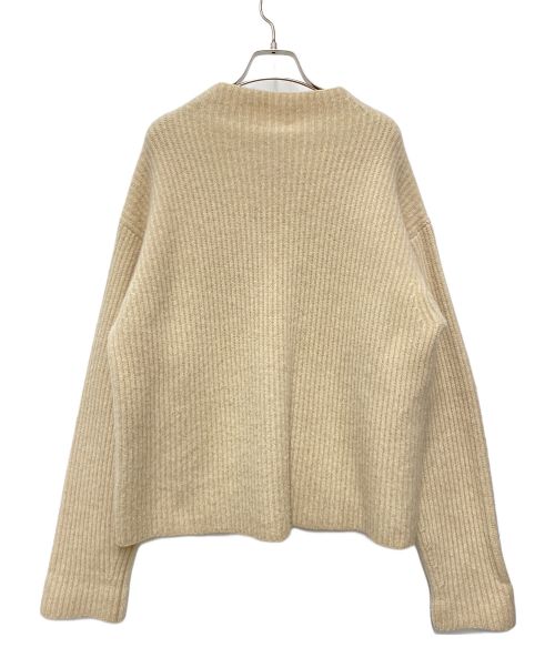 BLAMINK（ブラミンク）BLAMINK (ブラミンク) カシミヤモックネックニット アイボリー サイズ:38の古着・服飾アイテム