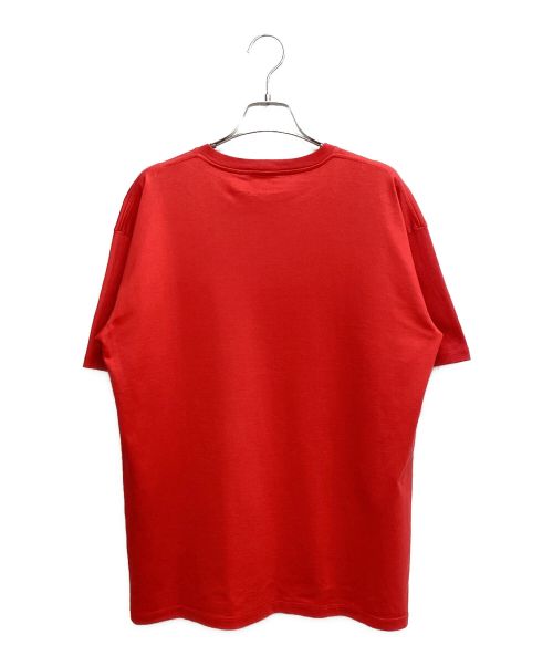CELINE（セリーヌ）CELINE (セリーヌ) ルーズロゴTシャツ レッド サイズ:XSの古着・服飾アイテム