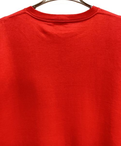 CELINE（セリーヌ）CELINE (セリーヌ) ルーズロゴTシャツ レッド サイズ:XSの古着・服飾アイテム