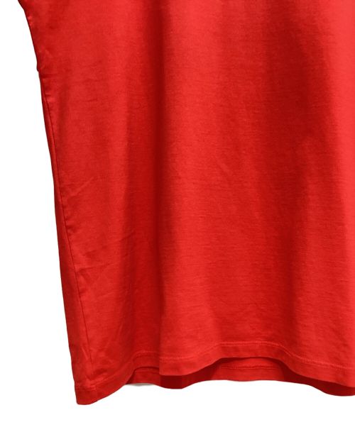 CELINE（セリーヌ）CELINE (セリーヌ) ルーズロゴTシャツ レッド サイズ:XSの古着・服飾アイテム