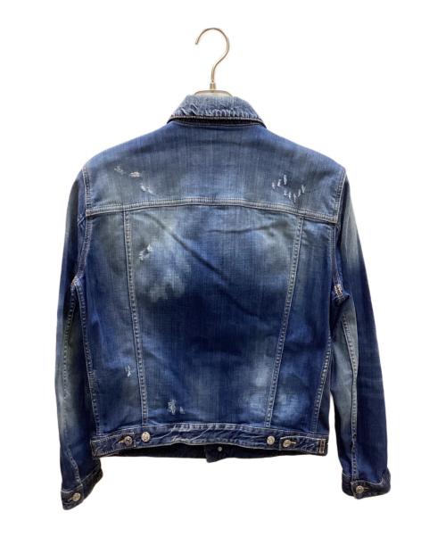 DSQUARED2（ディースクエアード）DSQUARED2 (ディースクエアード) デニムジャケット インディゴ サイズ:46の古着・服飾アイテム