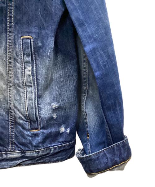 DSQUARED2（ディースクエアード）DSQUARED2 (ディースクエアード) デニムジャケット インディゴ サイズ:46の古着・服飾アイテム