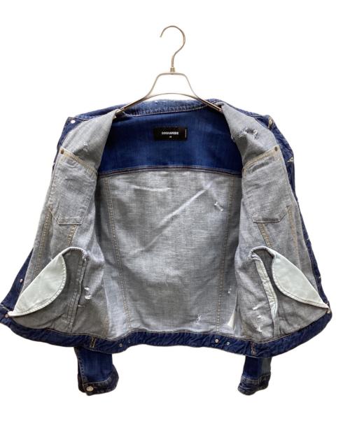 DSQUARED2（ディースクエアード）DSQUARED2 (ディースクエアード) デニムジャケット インディゴ サイズ:46の古着・服飾アイテム