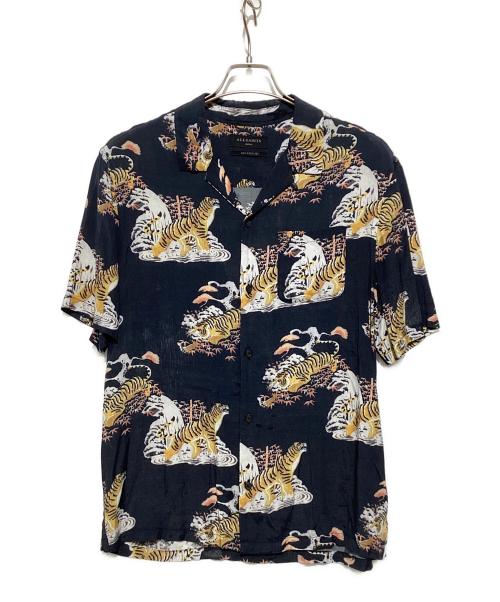 ALL SAINTS（オールセインツ）ALL SAINTS (オールセインツ) アロハシャツ ブラック サイズ:Sの古着・服飾アイテム