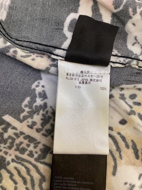 ALL SAINTS（オールセインツ）ALL SAINTS (オールセインツ) アロハシャツ ブラック サイズ:Sの古着・服飾アイテム