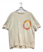 PAUL SMITHポールスミス）の古着「サークルロゴTシャツ」｜ベージュ