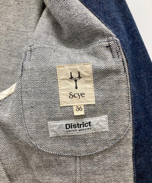 SCYE（サイ）SCYE (サイ) District (ディストリクト) デニムジャケット インディゴ サイズ:36の古着・服飾アイテム