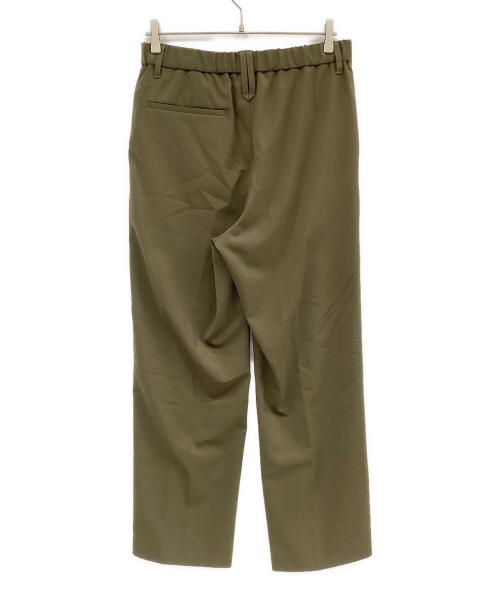 CULLNI（クルニ）CULLNI (クルニ) ピンタックストレッチパンツ カーキ サイズ:2の古着・服飾アイテム