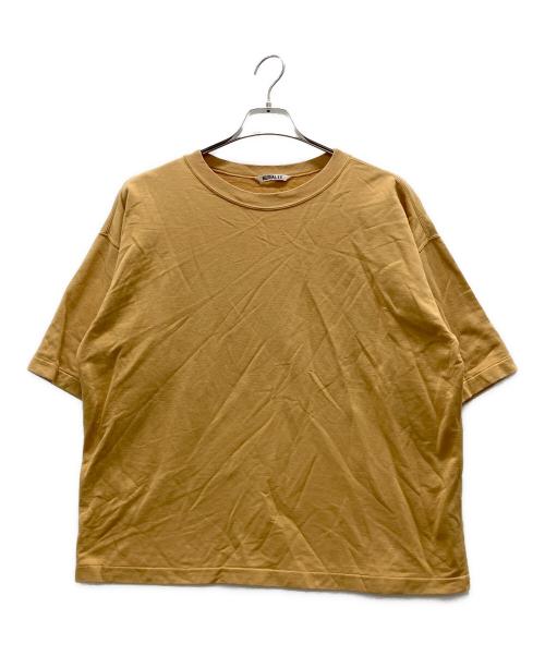 AURALEE（オーラリー）AURALEE (オーラリー) SUPER HIGH GAUGE SWEAT BIG TEE ベージュ サイズ:3の古着・服飾アイテム