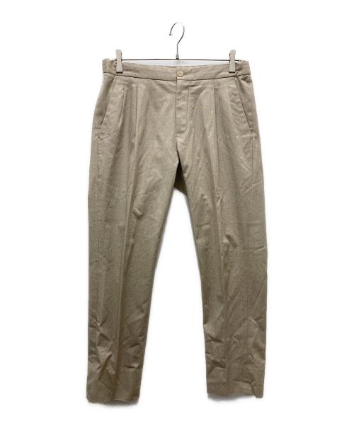 PT TORINO（ピーティートリノ）PT TORINO (ピーティートリノ) DELUXE COTTON チェックパンツ ベージュ サイズ:46の古着・服飾アイテム