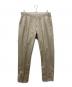 PT TORINO（ピーティートリノ）の古着「DELUXE COTTON チェックパンツ」｜ベージュ