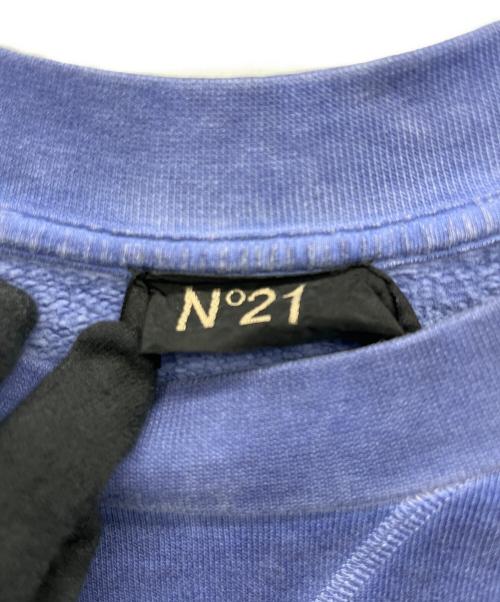 N°21（ヌメロヴェントゥーノ）N°21 (ヌメロヴェントゥーノ) ロゴスウェット ネイビー サイズ:Sの古着・服飾アイテム