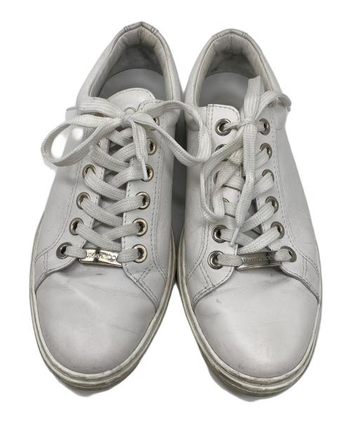 JIMMY CHOO（ジミーチュウ）JIMMY CHOO (ジミーチュウ) スニーカー ホワイト サイズ:40の古着・服飾アイテム